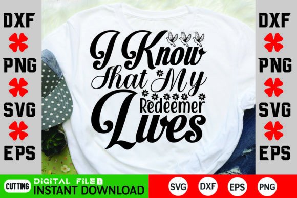 I Know That My Redeemer Lives: Graphics for Crafts & Branding