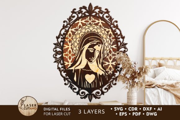 Icon Deva Maria, Religious Decoration