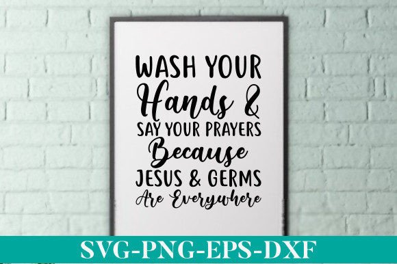 Wash Your Hands and Say Your Prayers: Graphics for Crafts